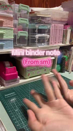 Unboxing a Cute Mini Binder with Cat Design