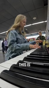 7.5K views · 207 reactions | So many reactions  #pianodasha #piano #pianocover #goldenhour #public #pianomusic | Dasha Shpringer | Facebook