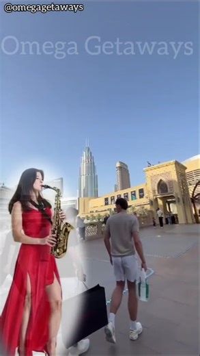 Dubai Downtown | Habibi | Saxophone | Marinebay | Burj Khalifa Tower | Arabic Music | Arabic Melody