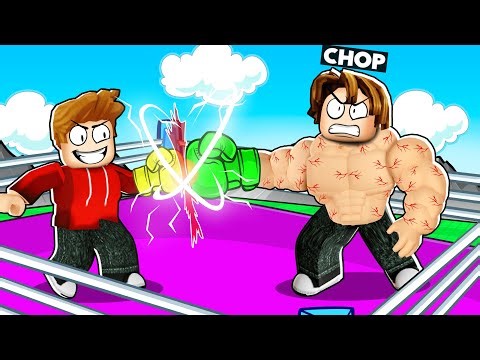 ROBLOX CHOP PUNCHED ME SO HARD BUT STILL LOST