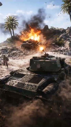 This Tank Had NO Chance… Deleted in Seconds 💥 #battlefield #gaming #bfv