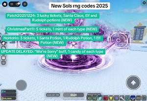 Part 5: (sols rng codes) Only available during December so use it while u can