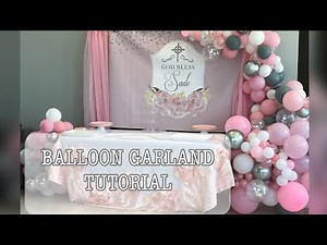Organic Balloon Garland Tutorial | How I Shape them