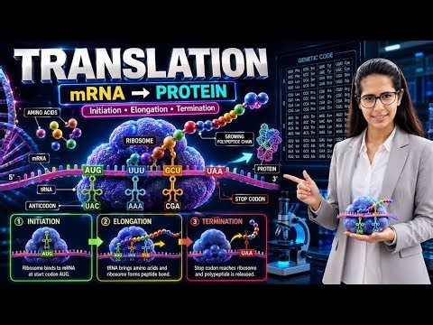 Translation | Complete Process Explained in 3D | mRNA to Protein Synthesis