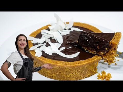 Quick No-Bake Chocolate Tart | How to Make Easy VEGAN Chocolate Dessert | The John's Kitchen