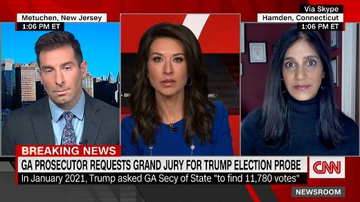 55K views · 2.2K reactions | CNN Senior Legal Analyst Elie Honig and CNN Legal and National Security Analyst Asha Rangappa explain what a Georgia district attorney's request for a special grand jury in the investigation into former President Donald Trump's efforts to overturn state election results means. | CNN | Facebook