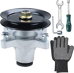 139-3214 Spindle Assembly with 125-5575 Pulley Replaces Toro 121-0751 Spindle Assembly, 117-7439, 117-7267, 139 3214, 121 0751, 117-7268 for Toro Timecutter 50 Inch SS5000 MX5060 MX5000 Mowers