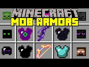 Minecraft MOB ARMOR MOD! l WEAR ARMOR TO BECOME ANY MOB! l Modded Mini-Game