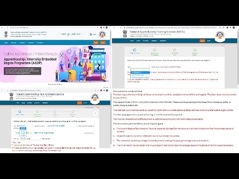 MHRD HRD NATS Student Enrollment / Registration Apprenticeship Diploma Graduate Engineering Passouts