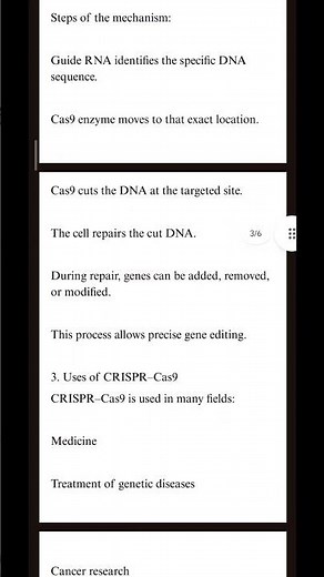 CRISPR–Cas9 Technology – Notes ||CRISPR-Cas9 Explained | Gene Editing Made Easy