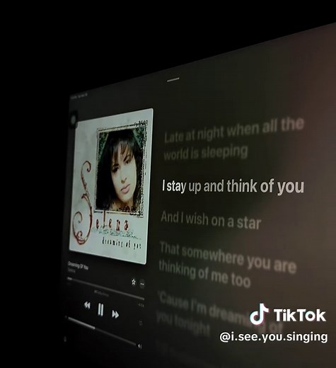 Dreaming of you- Selena #dreamingofyou #selena #lyrics #viral #applemusic