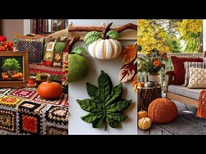 Grandma’s Cozy Fall Crochet Decor 🍂 | Vintage Autumn Touches That Warm the Soul