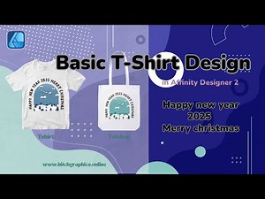 Creating Basic T-Shirt Designs in Affinity Designer 2 #affinitydesigner2