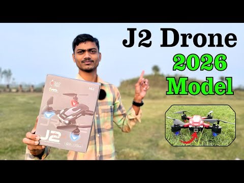 J2 Drone Unboxing & Review 😍 Best Budget Drone 2026 | With OAS,720p Camera,Good Stability,2 Battery