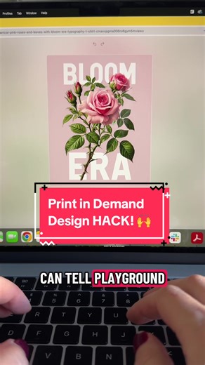 I wish this design hack existed when I started print on demand 5 years ago! 😅 ✨ ✨Start with trending templates instead of blank canvases ✨ Use AI to customize colors, text, and layouts for your niche ✨ Create 10 design variations in the time it used to take for 1 This isn't about letting AI do everything - it's about using it to design faster and make better decisions. Way less guesswork, way more profitable designs. If you're selling on Etsy, Redbubble, Amazon Merch, or any print on demand pla