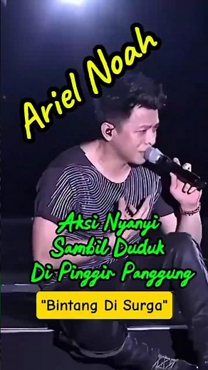 Ariel NOAH Sings "Bintang di Surga" While Sitting, His Voice Remains Stable! Crazy! #arielnoah #noah