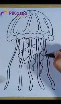 Fun and Easy Jellyfish Drawing Tutorial