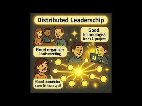 Distributed Leadership: Managing remote work and AI innovations.