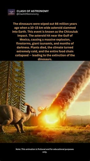 The Asteroid From Space That Ended the Dinosaurs