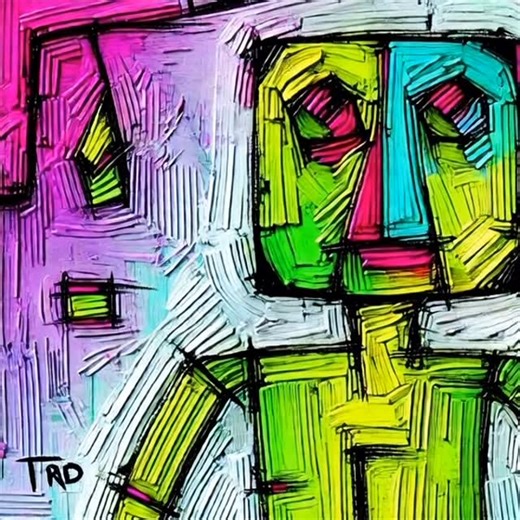 Frid NFT on Instagram: "Neon GIFS #NFT collection #dalle2 #AIArt"