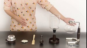 Kendal Glass Tabletop Siphon (Syphon) Coffee Maker 5 Cups