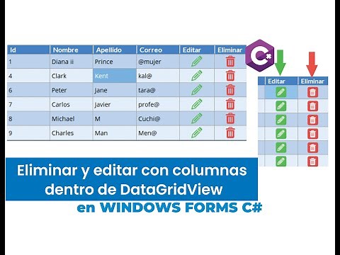 Editar y eliminar dentro de DataGridView C# | Entity Framework | Windows Forms