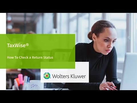 TaxWise®: Checking a Return Status on the TaxWise® Solution Center