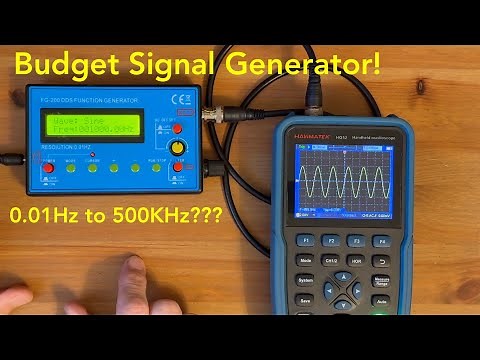 This Little Box Can Generate From 0.01Hz to 500KHz! #frequency #generator #waveform #fg-200