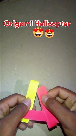 Origami Helicopter.