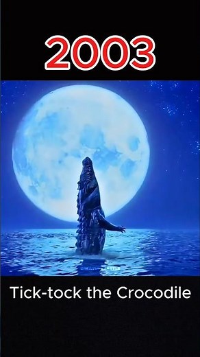 Evolution of Tick-tock the Crocodile (1953 - 2023)