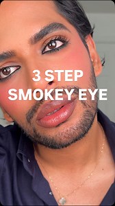 219K views · 8.1K reactions | Easy 3 Step Smokey Eye Tutorial  @sheglam_official Eyeliner @diorbeauty Powder Bronzer 04 @elfcosmetics Incredi-Curl Mascara #smokeyeyes #smokeyeyetutorial #eyeliner #makeup #makeuptutorial | Aditya Madiraju | Facebook