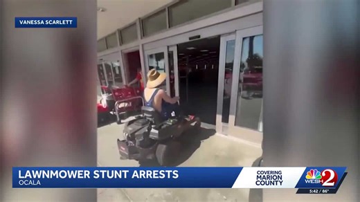 'They are crimes, not harmless videos': Ocala teens arrested after lawn mower joyride inside Target store, police say