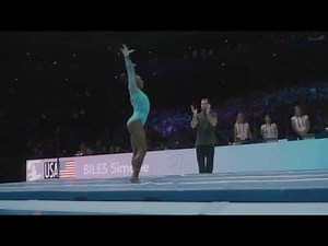 Simone Biles returned to gymnastics with a historic vault performance