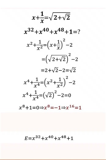 An Amazing Algebra Problem! Give It A Try!