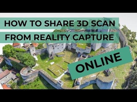 How to share 3D scan from Reality Capture online