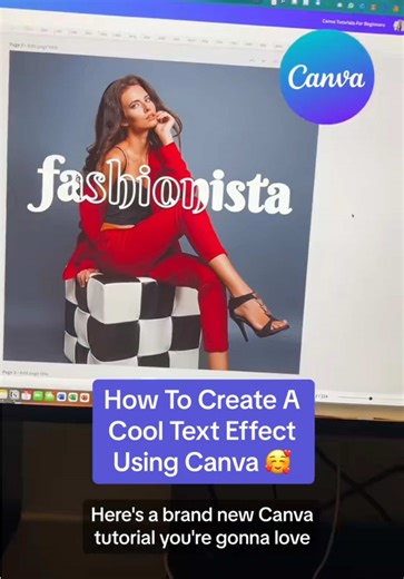 Canva Tutorial: Create a Masked Video Text Effect