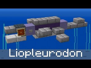 Minecraft | How To Build: Liopleurodon
