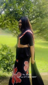 8.5K views · 21 reactions | වෙනස්ම විදියේ ලස්සනම බතික් සාරි අදින්න...