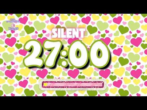 27 Minute Silent Exam Timer ⏳ Classroom Test Prep & Study Focus