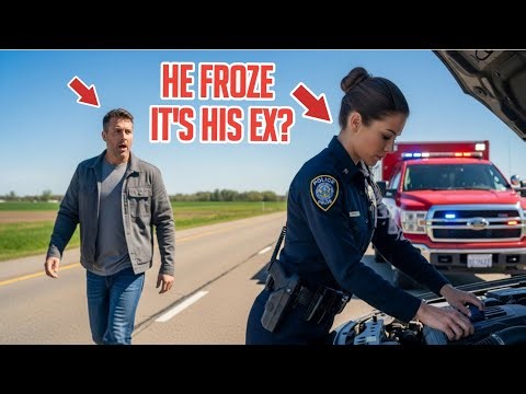 A Single Dad Stopped to Help a Female Cop—He Froze When He Saw Her Face