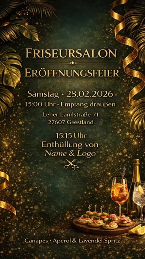 Ein Raum entsteht nicht einfach. Er wird gebaut mit Vision, Mut und sehr wenig Schlaf. ✨ Am 28.02.2026 ist es soweit. Start um 15Uhr und 15:15 Uhr wird Name & Logo enthüllt. Geestland, seid ihr bereit? Wer kommt vorbei auf einen Aperol, Lavendel Spritz oder einfach nur aus Neugier? Schreibt mir in die Kommentare: 👉 Kommt ihr zur Eröffnung? 👉 Wen bringt ihr mit? 👉 Aus welchem Ort schaut ihr gerade zu? Markiert jemanden, der das sehen muss. Teilt es mit euren Lieblingsmenschen aus der Region. I