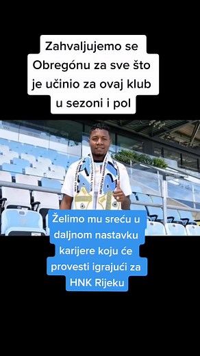 Sretno s nastavkom karijere😉 #varaždin #🇨🇴 #fc #croatia #balkan #footballclub #admin #nkvaraždin #viral #football #foryou #obregon
