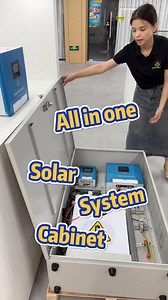 All in one outdoor cabinet with solar system #solarsystem | Mars Solar Power System Manufacturer