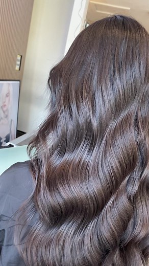 Glossy Chocolate Brown Hair Color Transformation at Toni and Guy Hull