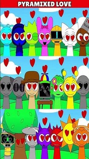 Incredibox Sprunki Pyramixed Love *MIX VERSION*