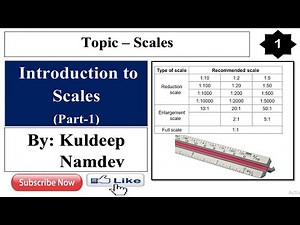 Scales (1) | RF in detail | Scale classification on RF basis | Scales in engineering drawing hindi