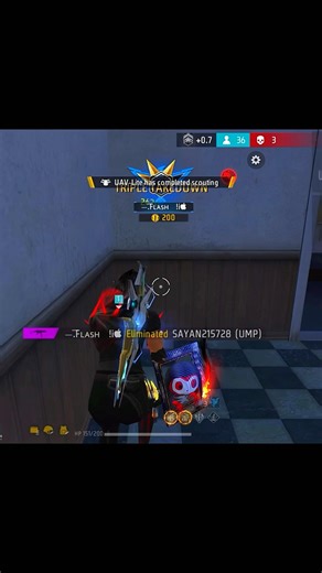 Clock tower clutch 1vs4 gameplay #freefire