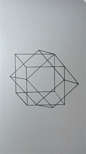 Simple lines... Mind-Blowing Geometric Art ✨ | Satisfying Line Drawing! #shorts #ytshorts #artshorts