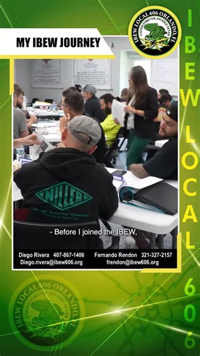 IBEW Local Union 606 on Instagram: "From Grocery Store to Skilled Electrician: Finding a Fulfilling Career with the IBEW! 💡 Hear how one member found a new path in the electrical trade, leaving behind a job they didn't enjoy for a challenging and rewarding career with the IBEW. With hands-on learning, teamwork, and job security, they've built a skillset they're proud of. Discover the possibilities with the IBEW. Watch to learn more! #IBEW #CareerChange #SkilledTrades #JobSecurity #HandsOnLearni