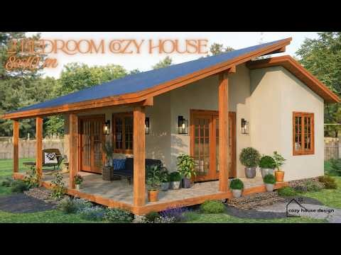 8x10 m (26x33 ft) Cozy 2 Bedroom House Design | Modern Smart Layout | Beautiful House Tour